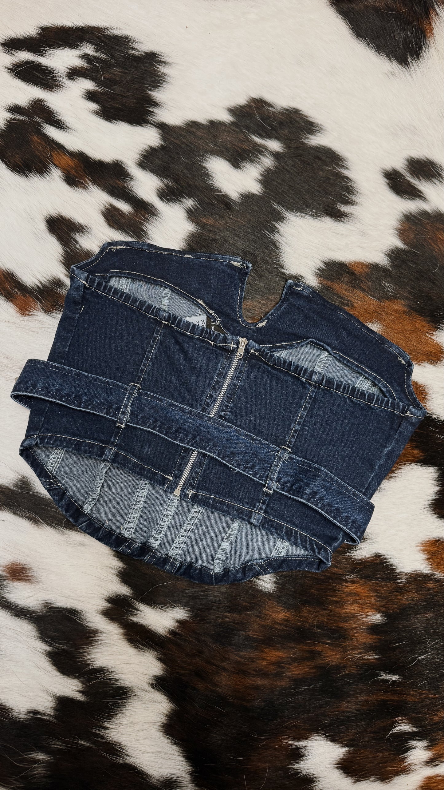 The Buckle Bunny Denim Top