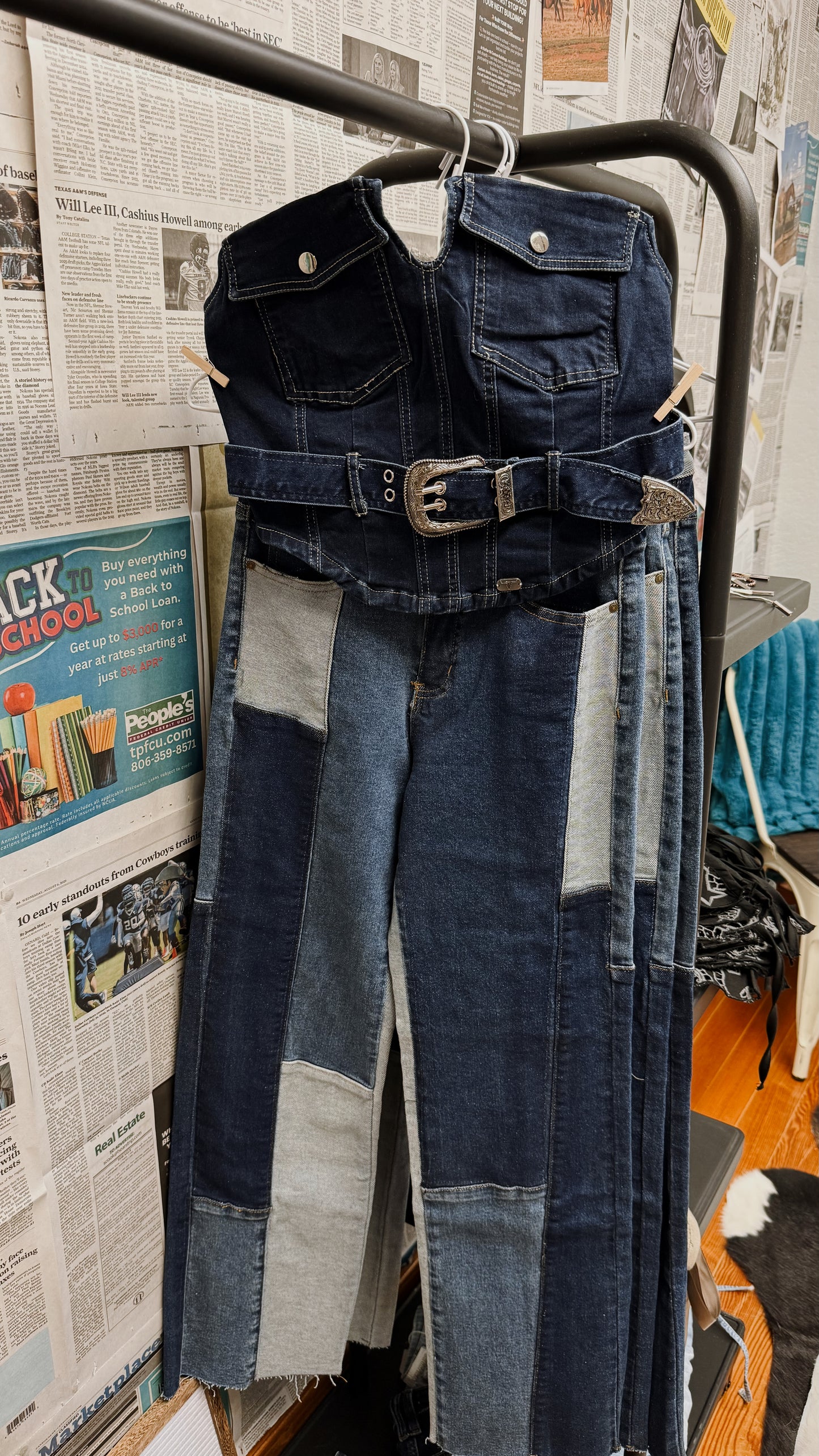 The Cowgal Patchwork Jeans