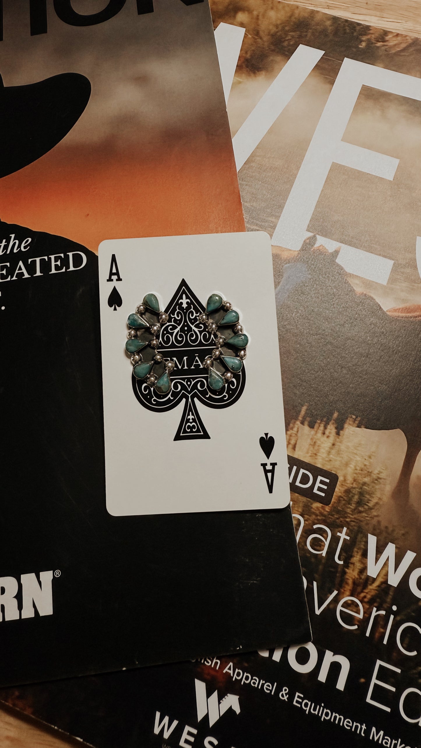 Turquoise Girl Half Crawler Earrings