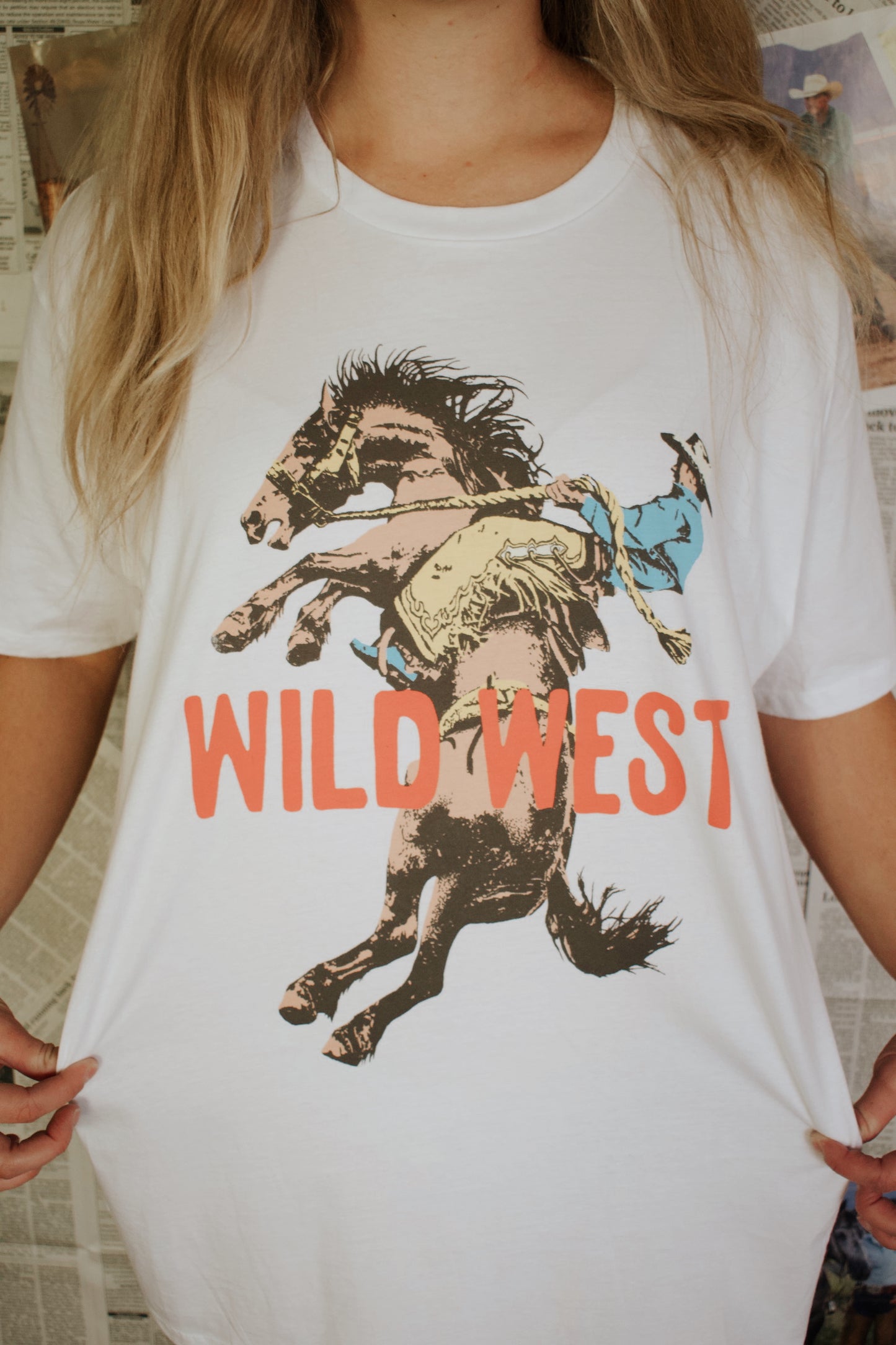Buckin Wild West Tee
