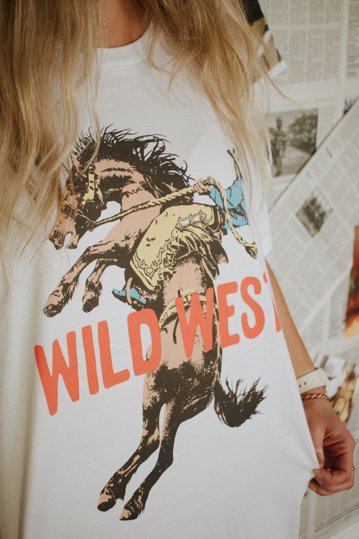 Buckin Wild West Tee