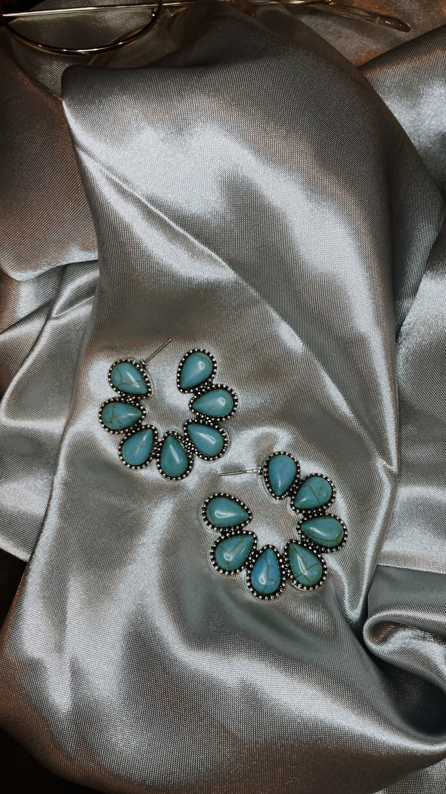 Turquoise Squash Hoops