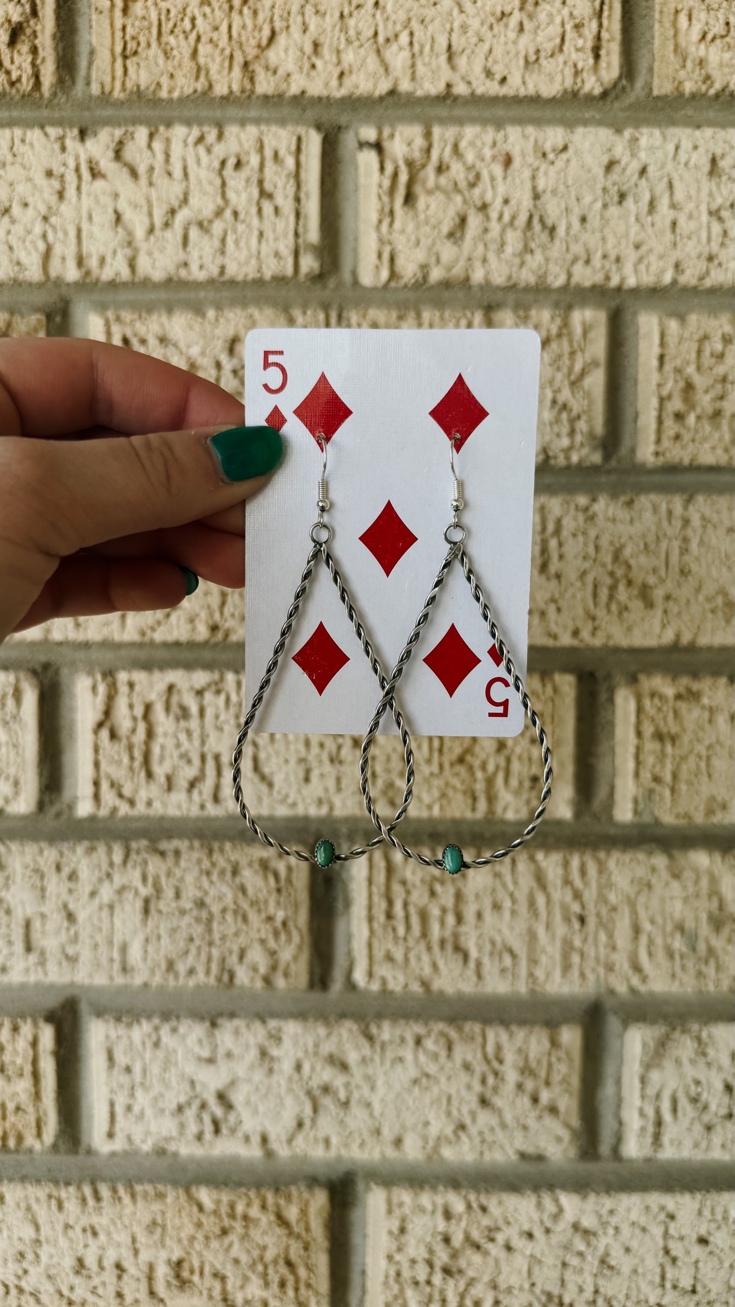 Turquoise Teardrop Dangles