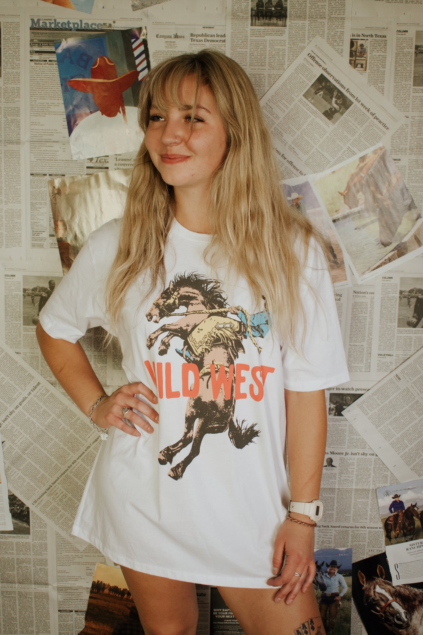 Buckin Wild West Tee