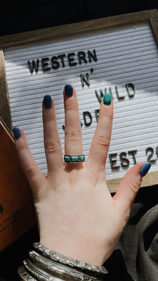 West Turquoise Ring