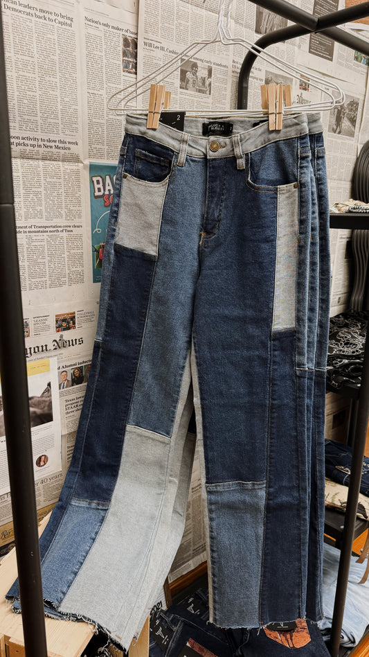 The Cowgal Patchwork Jeans