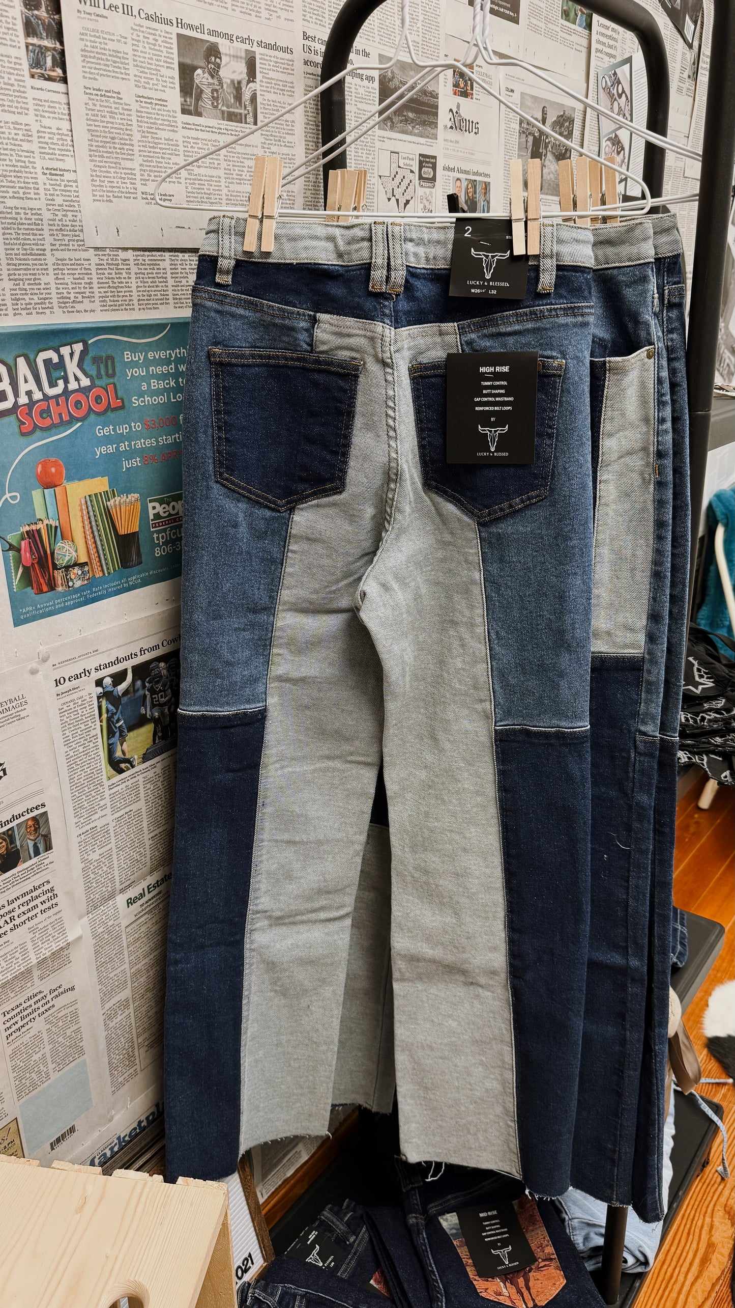 The Cowgal Patchwork Jeans