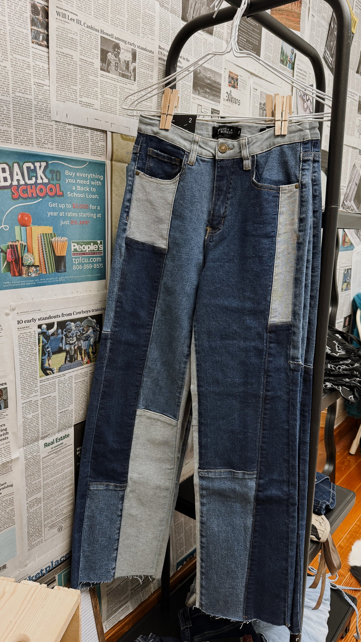 The Cowgal Patchwork Jeans