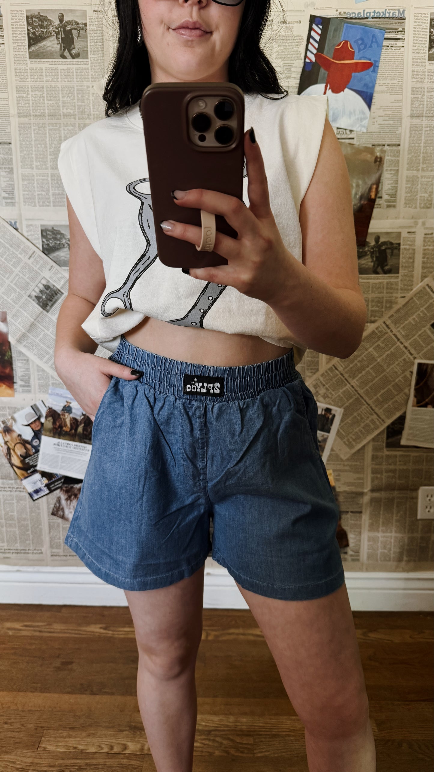 The Blue Jean Shorts