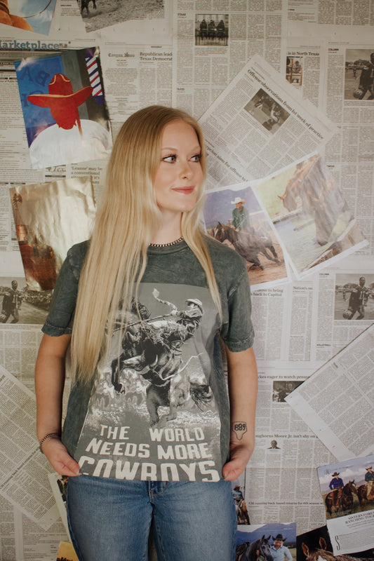 World Needs More Cowboys Tee