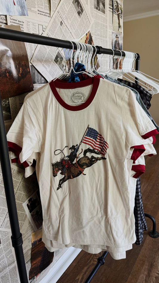 Buckin America Tee
