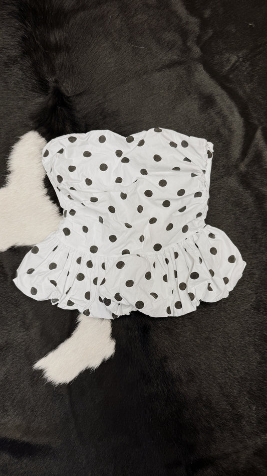 The Dotty Girl Tube Top