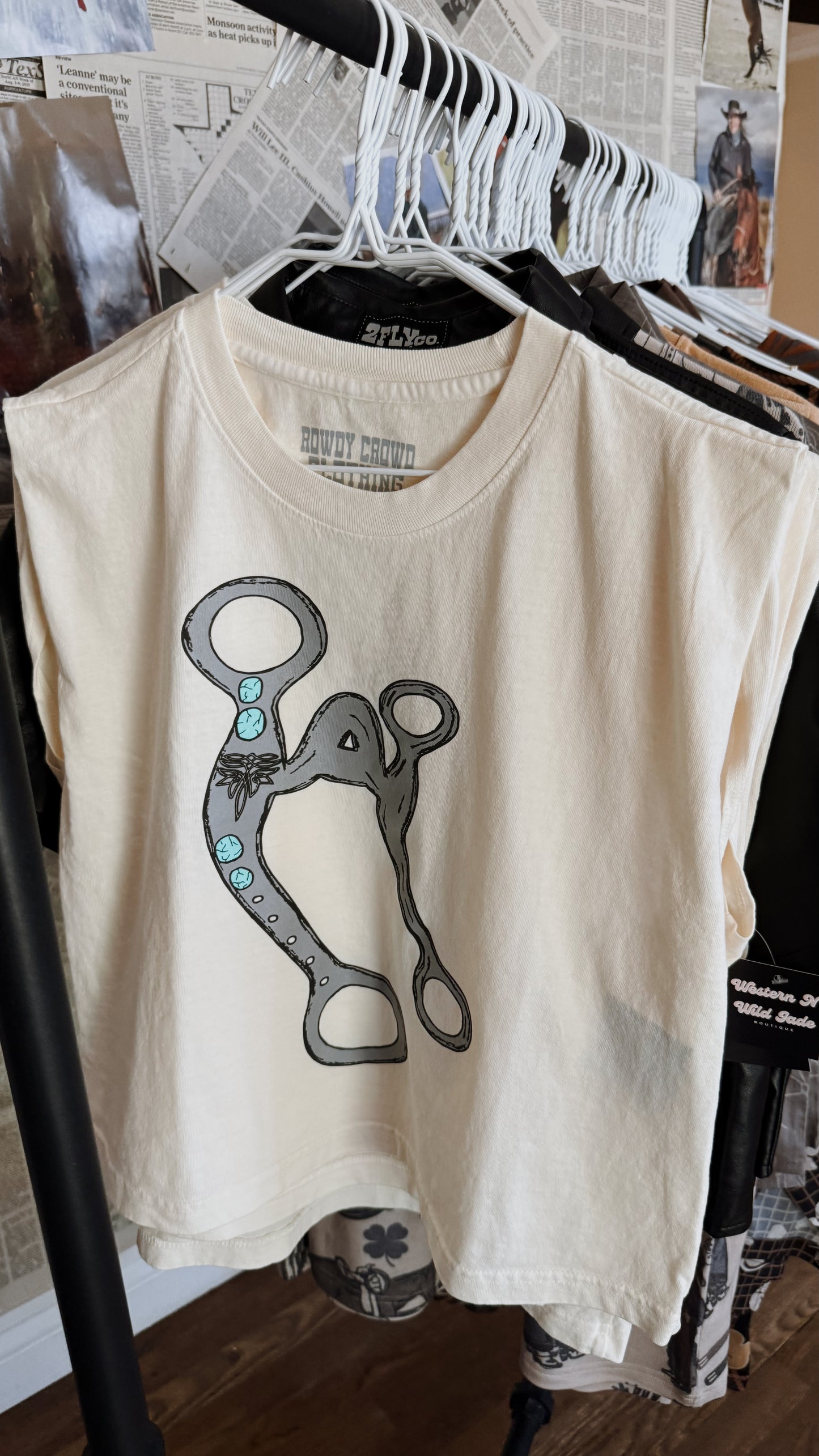 The Ranch Bit Muscle Tank (Cream)