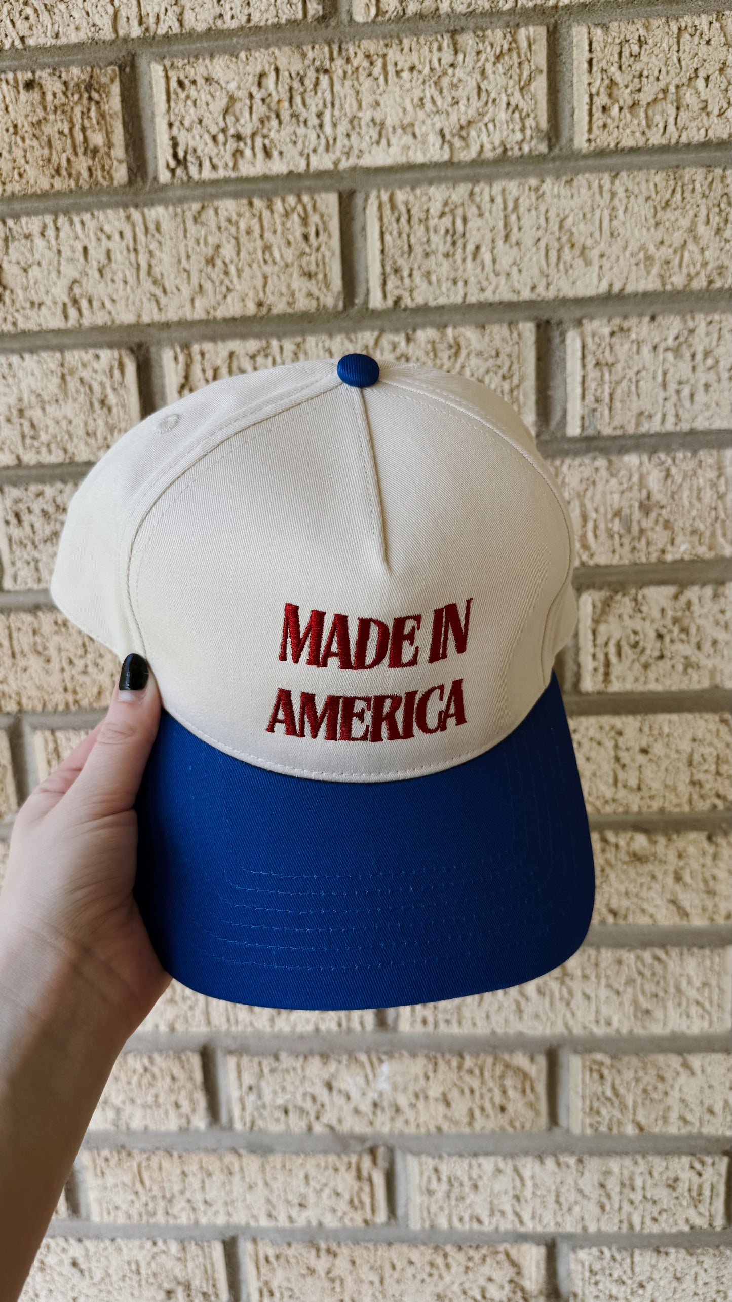 The Made In America Hat (Dark Red)