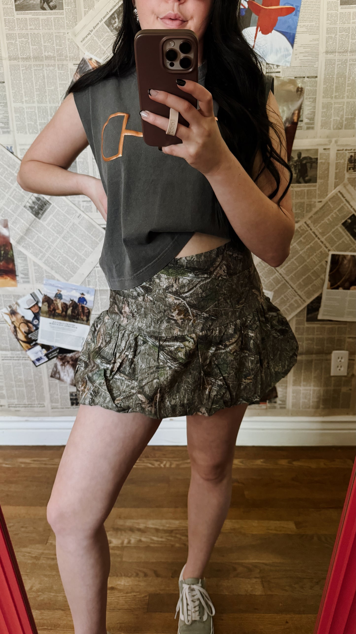 The Camo Darlin Bubble Skort