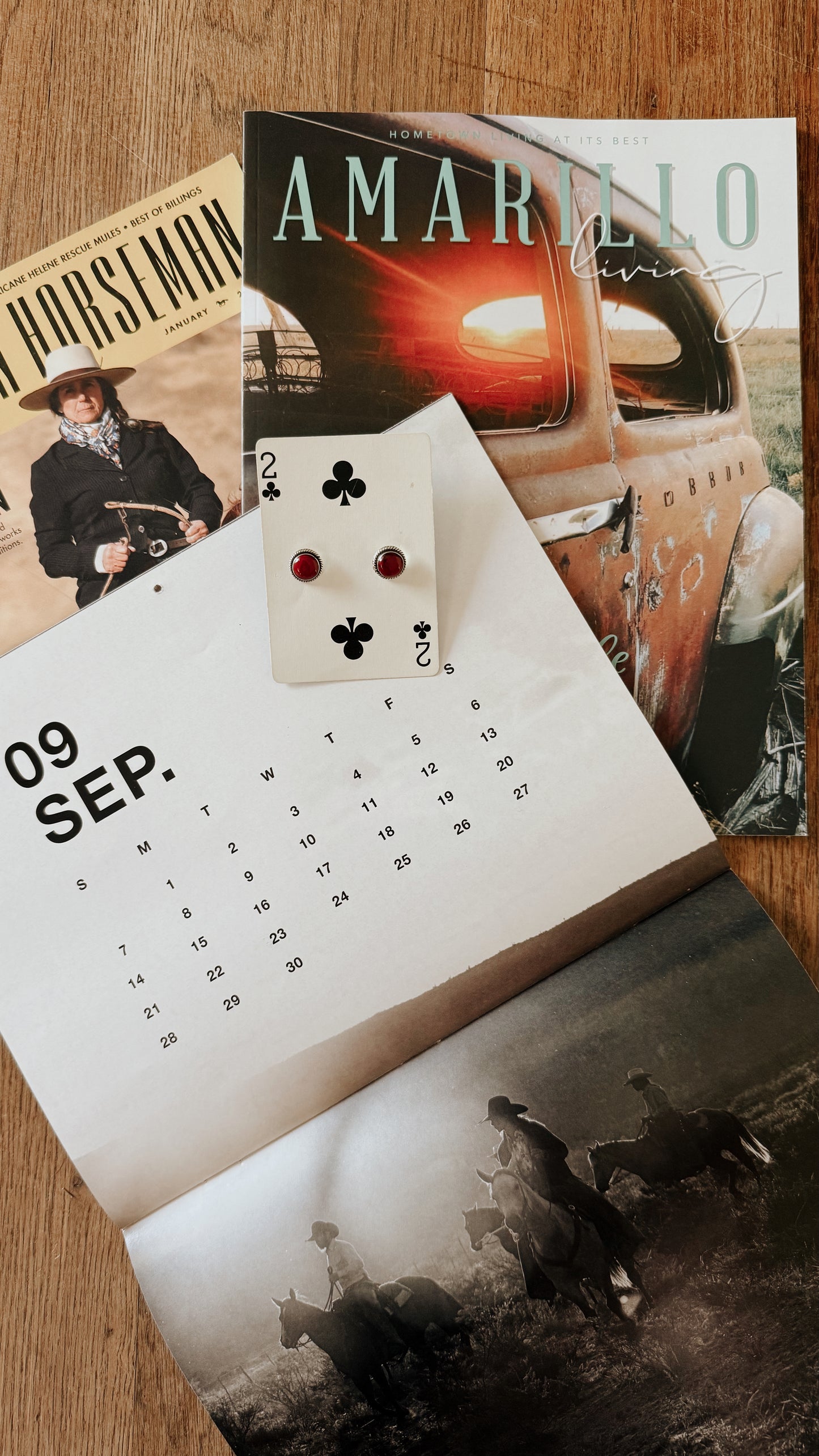 Cowgirl's Gem Studs (Red Jasper)