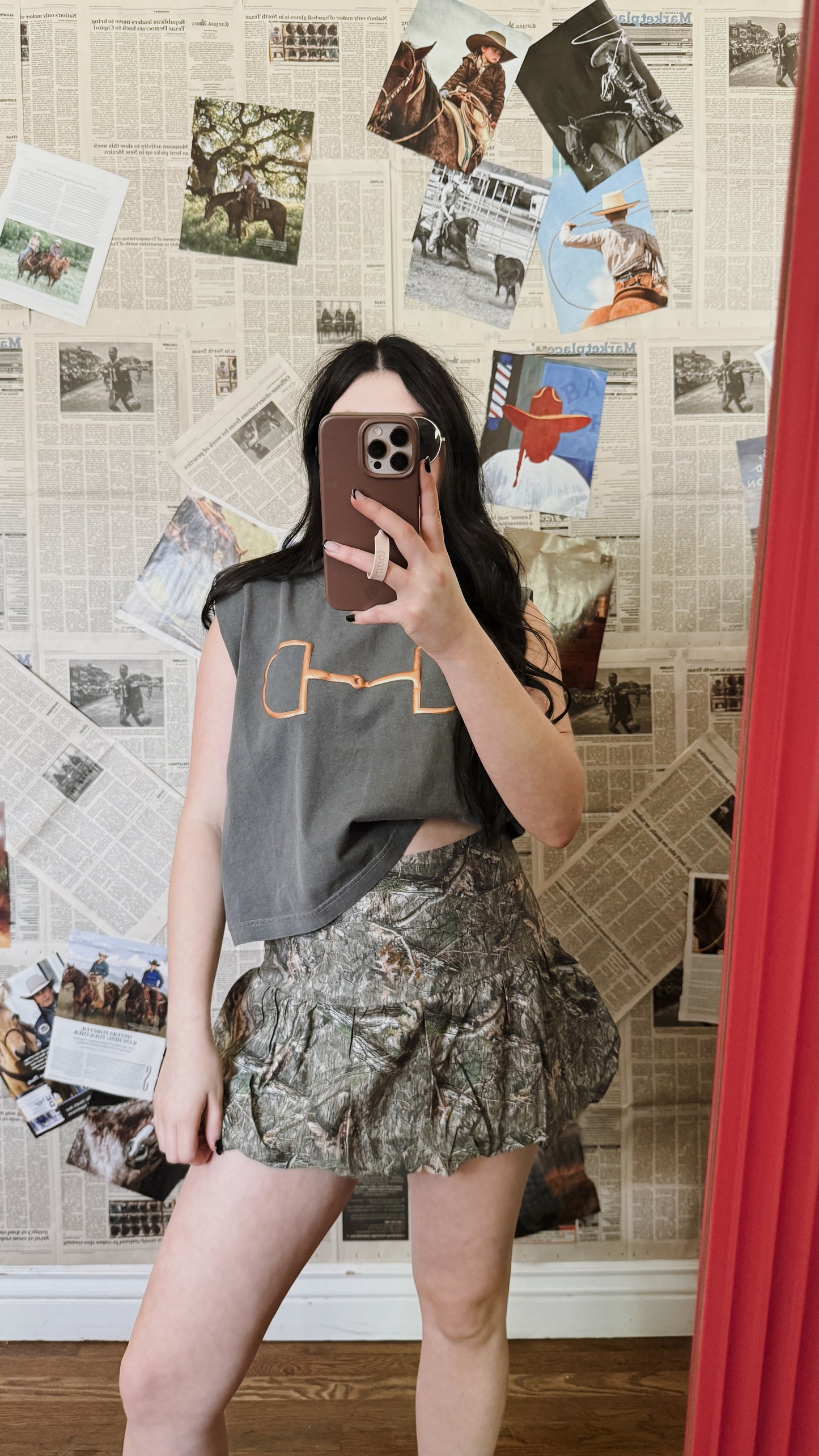 The Camo Darlin Bubble Skort
