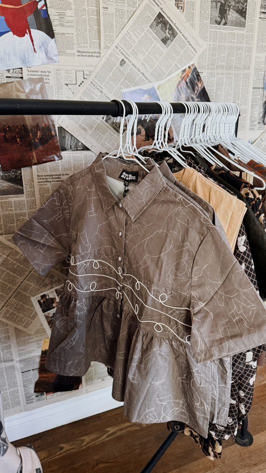 The Pony Loops Button Up