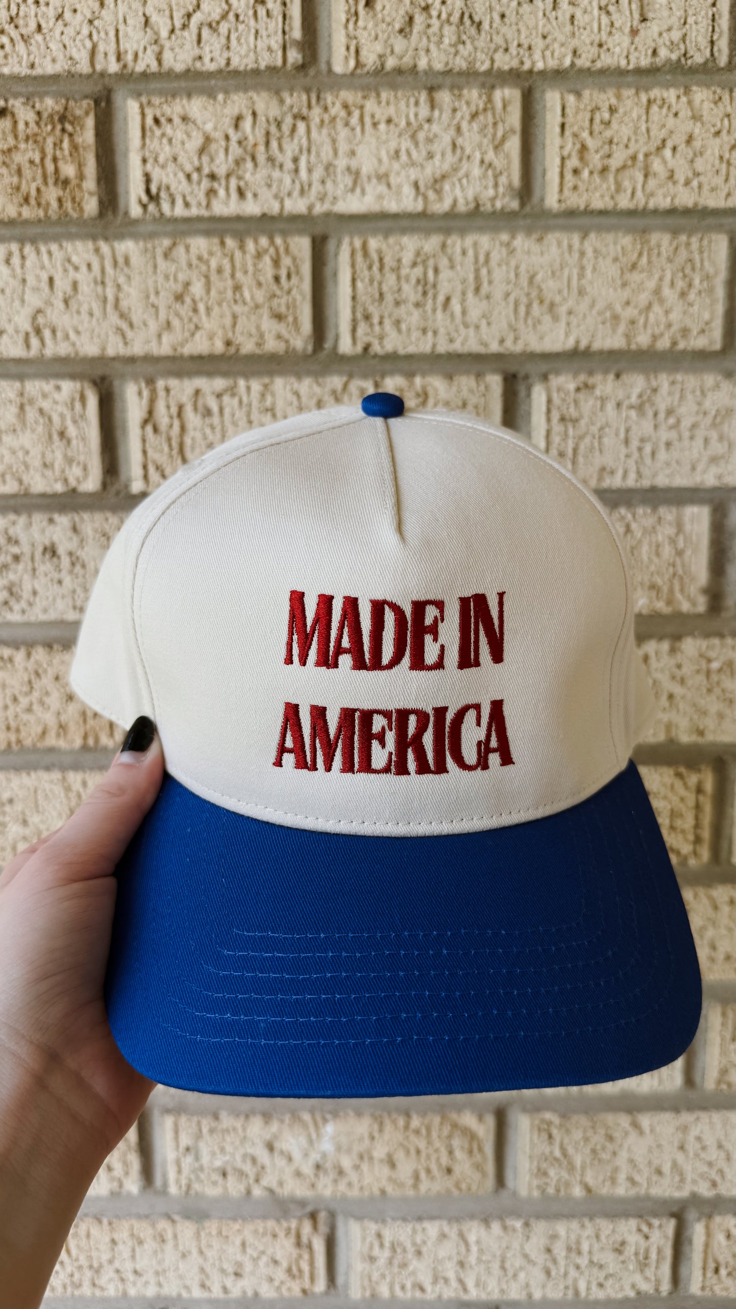 The Made In America Hat (Dark Red)