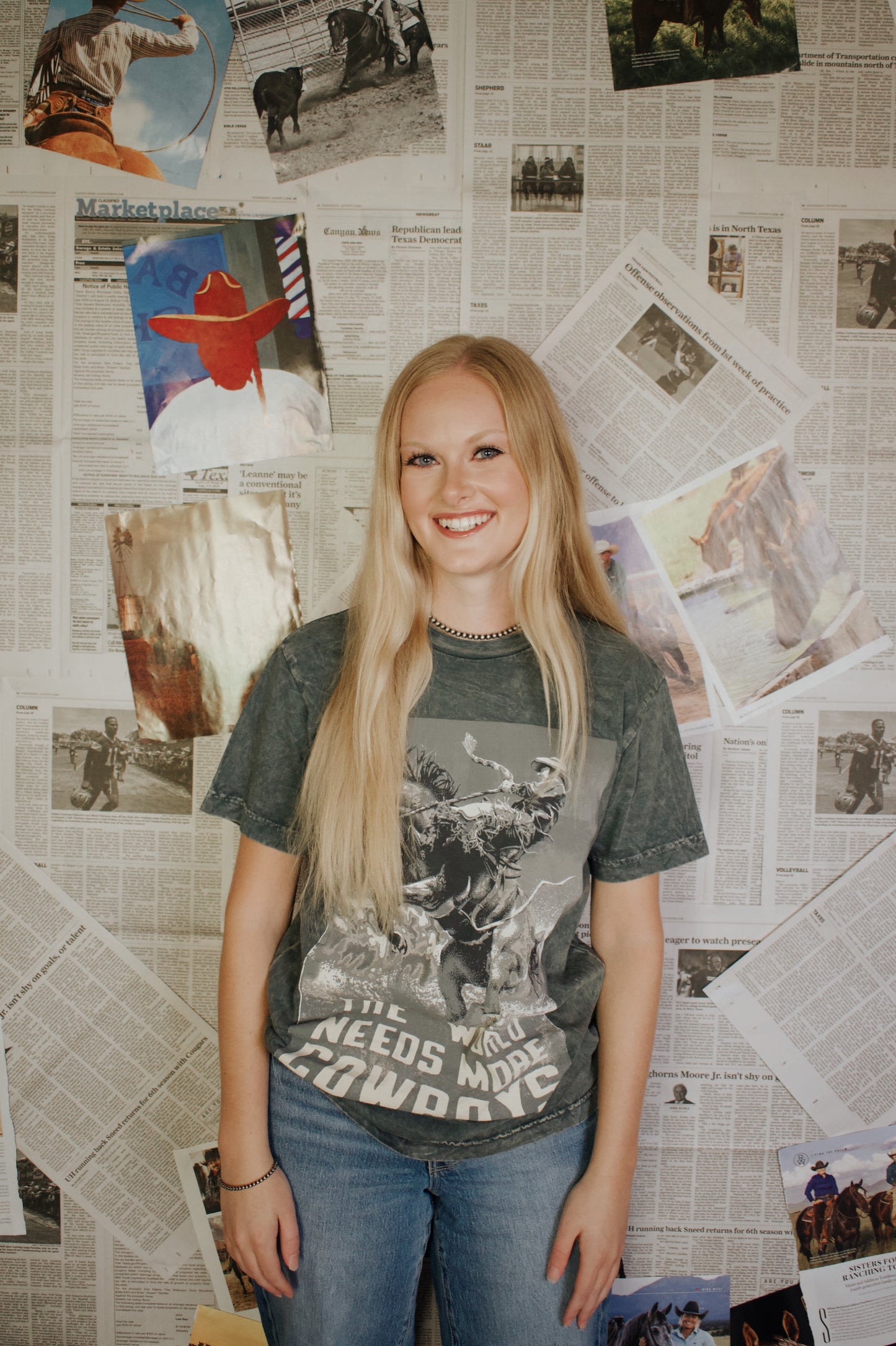 World Needs More Cowboys Tee