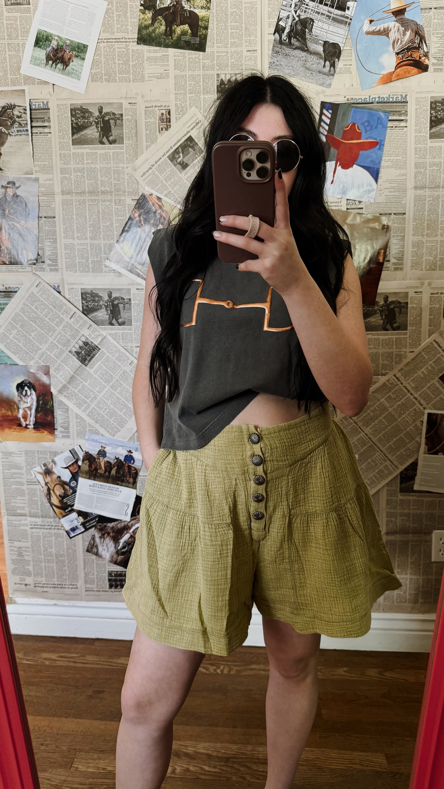 The Verde Concho Shorts