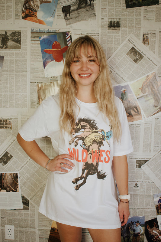 Buckin Wild West Tee