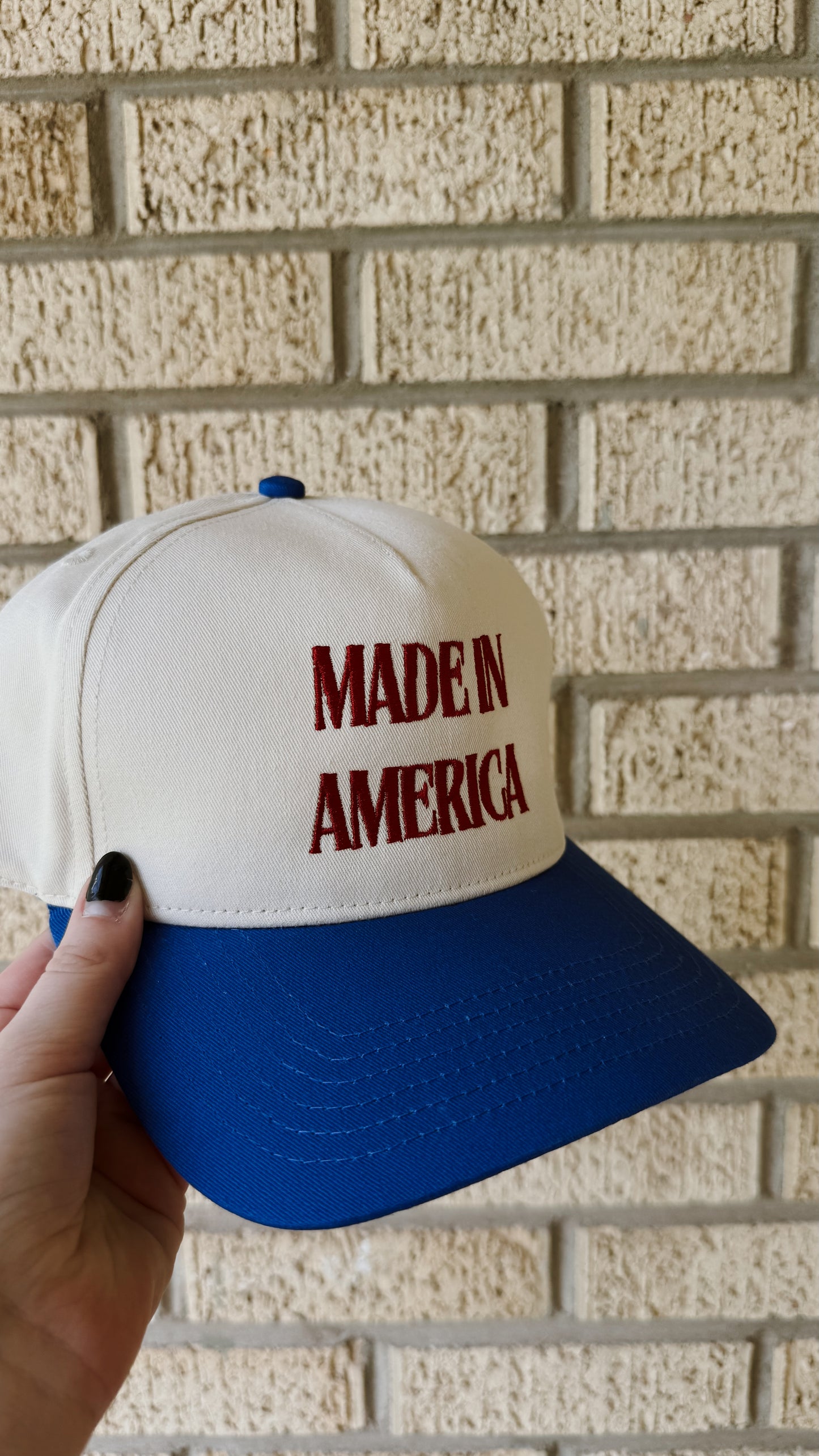 The Made In America Hat (Dark Red)