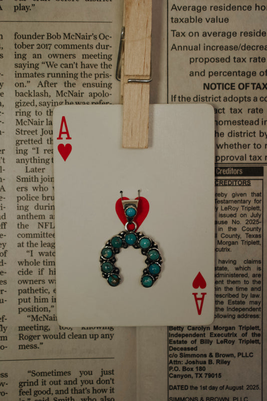 High Noon Turquoise Naja Pendant