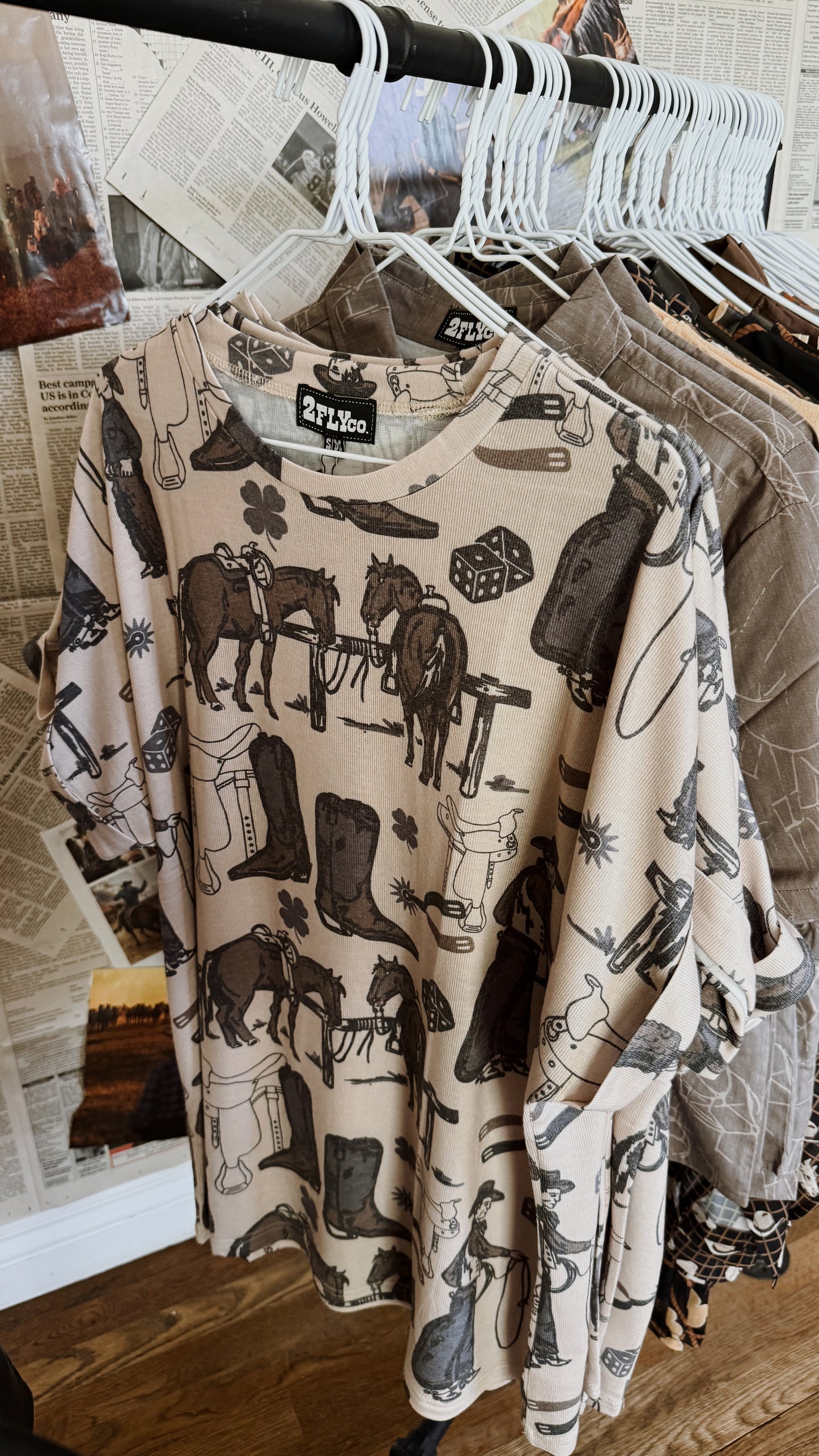 The Gambler Cowboy Top